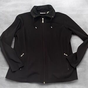 Chicos Zippered Sweatshirt Size 1